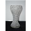 Image 1 : VINTAGE TALL CORSET CRYSTAL VASE (14" H)
