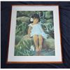 Image 1 : KOA FRAMED PRINT, "WHITE GINGER"; M. KOSKI, AP 47/60 (31 1/2" X 38")