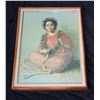 Image 1 : FRAMED PRINT, "THE LEI MAKER"; THEODORE WORES (22" X 29")