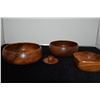 Image 1 : OHAI WOOD BOWLS (10" & 12"), OHAI CANDLE HOLDER & BLAIR PRINCESS KAIULANI CUP 3RD PLACE TROPHY (4 PC