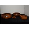 Image 2 : OHAI WOOD BOWLS (10" & 12"), OHAI CANDLE HOLDER & BLAIR PRINCESS KAIULANI CUP 3RD PLACE TROPHY (4 PC