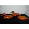 Image 1 : CARVED WOOD MALLARD DUCK DECOYS (3 PCS)