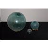 Image 1 : GLASS FISHING FLOATS (29" HOKUYO GLASS CO., 15 1/2" & 7") (3 PCS)