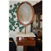 Image 2 : ANTIQUE VICTORIAN SHAVING STAND W/MIRROR & 1 DRAWER
