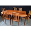 Image 1 : KOA DINING TABLE W/6 SIDE CHAIRS (38" X 55")