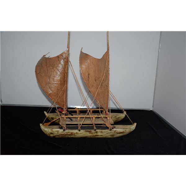 HAWAIIAN CANOE MODEL