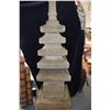 Image 1 : JAPANESE GARDEN GRANITE PAGODA (8 SECTION) (6' H)
