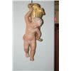 Image 1 : CERAMIC CHERUB WALL POCKET & CHERUB SHELF (2 PCS)