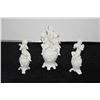 Image 1 : COLLECTION OF RICHARD GINORI ITALIAN PORCELAIN CHERUB FIGURINES PLAYING MUSICAL INSTRUMENTS (3 PCS)