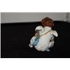 Image 8 : PORCELAIN CHERUB FIGURINES & CANDELABRA (3 PCS)