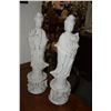Image 1 : PORCELAIN BLANC DE CHINE KWAN YIN STATUES (21") (PAIR)