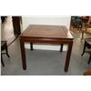 Image 2 : CHINESE ROSEWOOD GAME TABLE (37" X 37" X 30" H)