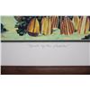 Image 3 : FRAMED PRINT, "SPIRIT OF THE PADDLES"; PEGGY CHUN (21 1/2" X 17 3/4")