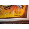 Image 2 : FRAMED OIL ON CANVAS, "BIRDS"; SIGNED PACO GOROSPP (26" X 20 1/2")