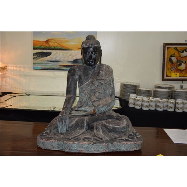 THAI SEATED BUDDHA (27" H)