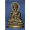 Image 1 : THAI BRONZE SEATED BUDDHA (21" H)