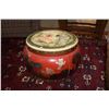 Image 1 : PAINTED WOOD DRUM STOOL