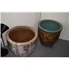 Image 1 : LARGE CHINESE STONEWARE DRAGON POTS (2 PCS)
