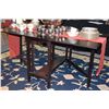 Image 1 : CHINESE STYLE GATELEG TABLE (16" X 64" X 33" X 30")