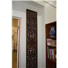 Image 2 : CARVED WOOD WALL PANELS (72" X 14") (PAIR)