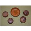 Image 1 : MINIATURE WOOD BOWLS (5 PCS)