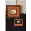 Image 1 : FRAMED SCRIMSHAW (2 PCS) (DOES NOT INCLUDE STAND)