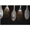 Image 2 : STERLING SILVER FLATWARE, "OPERA RUSSE" PATTERN BY FABERG'E (2,397.6 GRAMS W/O KNIVES) (60 PCS)
