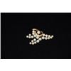 Image 1 : 14K PEARL BROOCH, CA. 1950'S