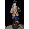 Image 1 : CERAMIC SCULPTURE, CYRANO DE BERGEIAC; SIGNED EUGENCO PATTARINO (29" H)