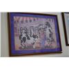 Image 1 : FRAMED PRINT, "COWS"; PEGGY CHUN