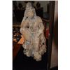 Image 1 : CARVED WOOD SEATED KWAN YIN (22" H)