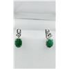 Image 3 : Yellow Gold Genuine Peridot Earrings