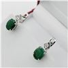 Image 5 : Yellow Gold Genuine Peridot Earrings