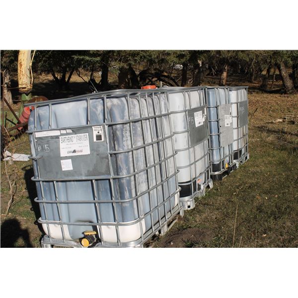 4x Aluminium Crates w/ 1000L Poly Tanks sell all together