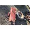 Image 1 : Farm Implement Tires & Rims; Portable Gas Tank on Wheels