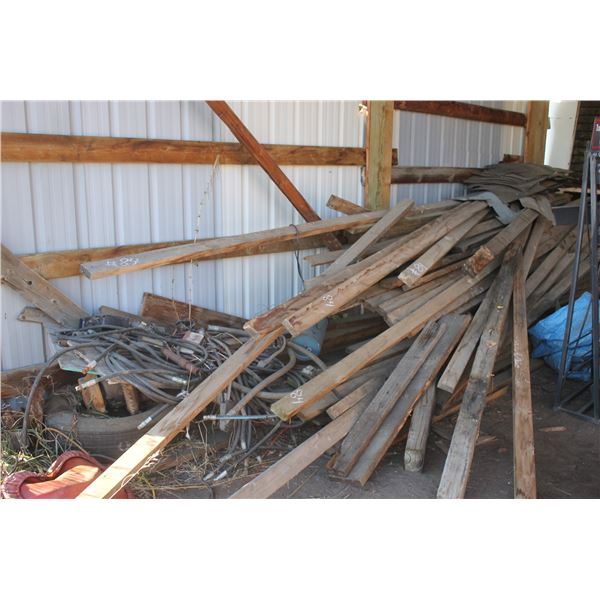Various Lumber; Hyd Hoses
