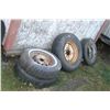 Image 2 : Antique Implement Tractor Tire & Rims; LT Truck Tire & Rims