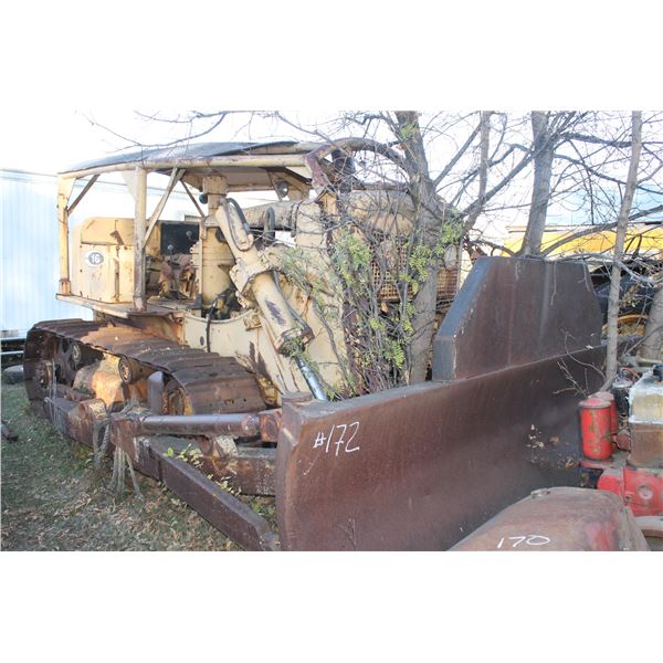 Allis Chalmers HD16 Dozer W/ Brush Guard W/13' Blade/ running when parked