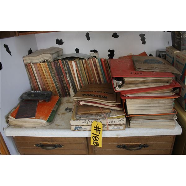 Lg Quantity Various Operators Manuals; Shop Manuals; V4 Wisconsin Gaskets