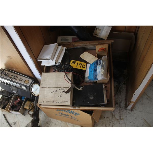 V-4 Wisconsin Piston Set; Steering Columns; CV Joints; Carbs