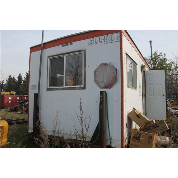 10' x 20' All Fab Trailer on Skid W/ Pressure System  (NO Contents)