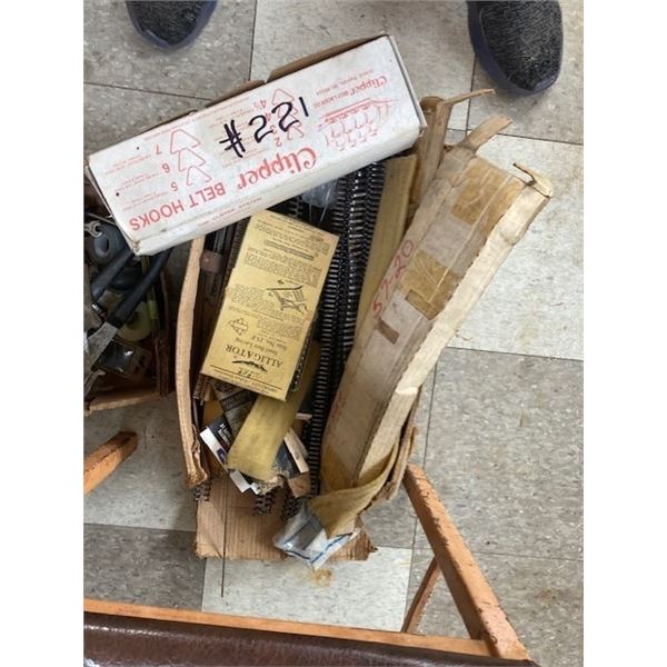 Alligator Steel Belt Lacing; Channel Locks; Screwdrivers; Misc Hand Tools