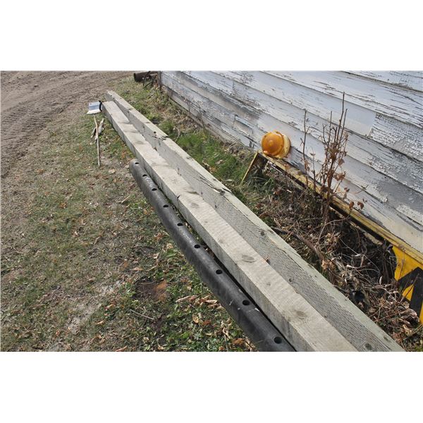 2x 4x6 Timbers; Rubber Bumper Guard; Tow Cable