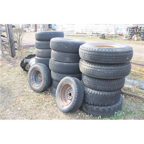 Several LT/Car Tire & Rims