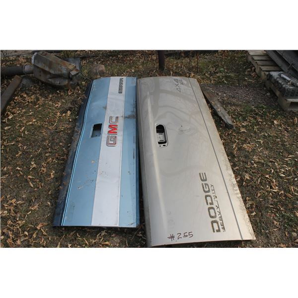 GM Tail Gate; Dodge Tail Gate