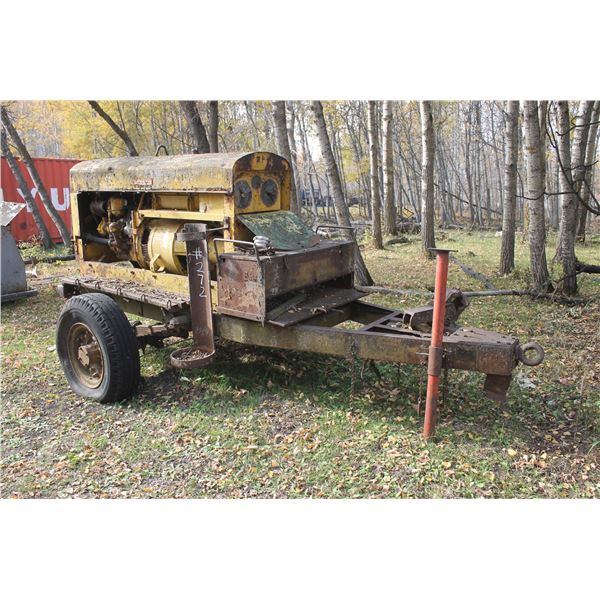 Lincoln Welder W/ Hercules engine on Cart