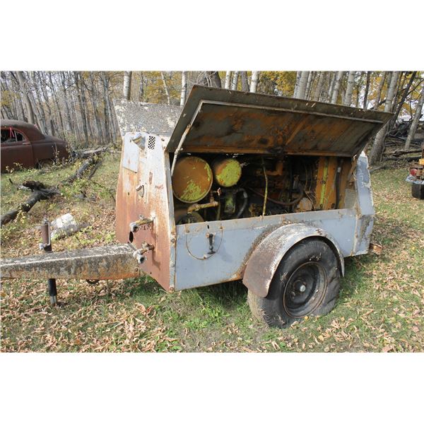 Ingersoll Diesel Air Compressor W/ Cart