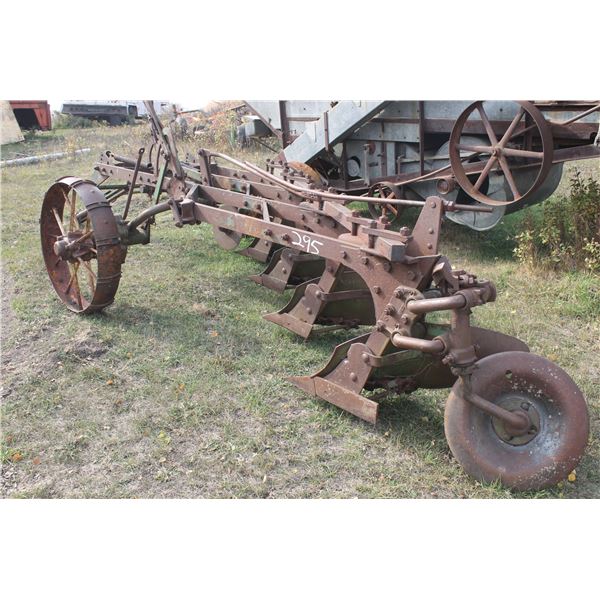 JD 4 Bottom Plow  Steel Wheel