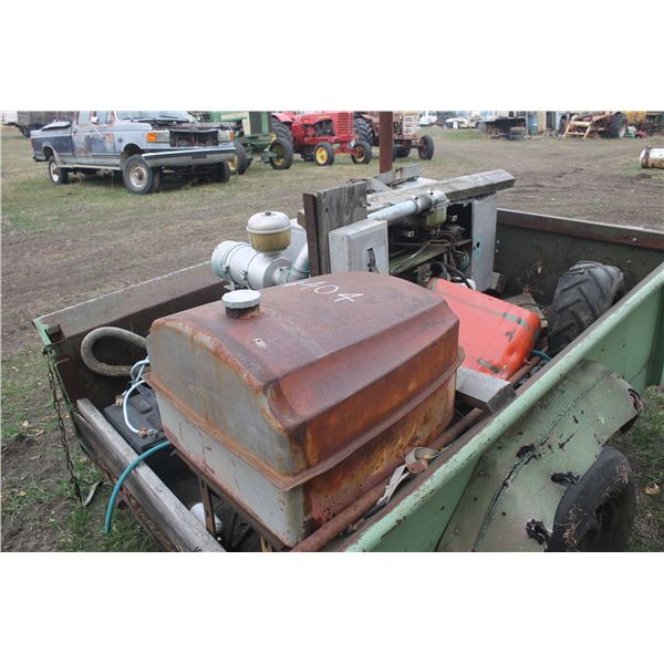 4cyl Onan Diesel Powered Gen Set W/ Cart