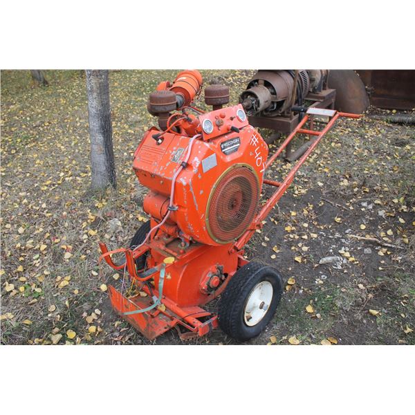 Sod Cutter W/ Wisconsin V2  Gas Engine  P/O